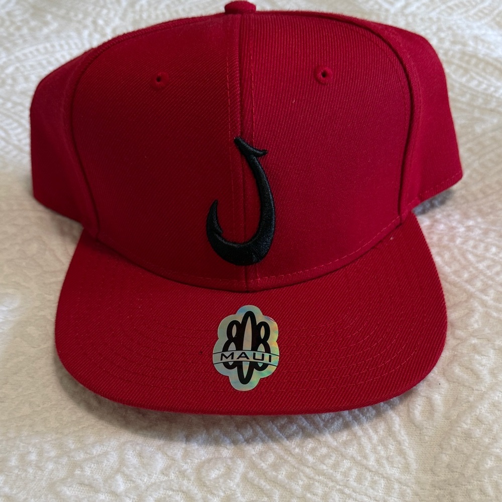 Maui 808 Red Baseball Cap